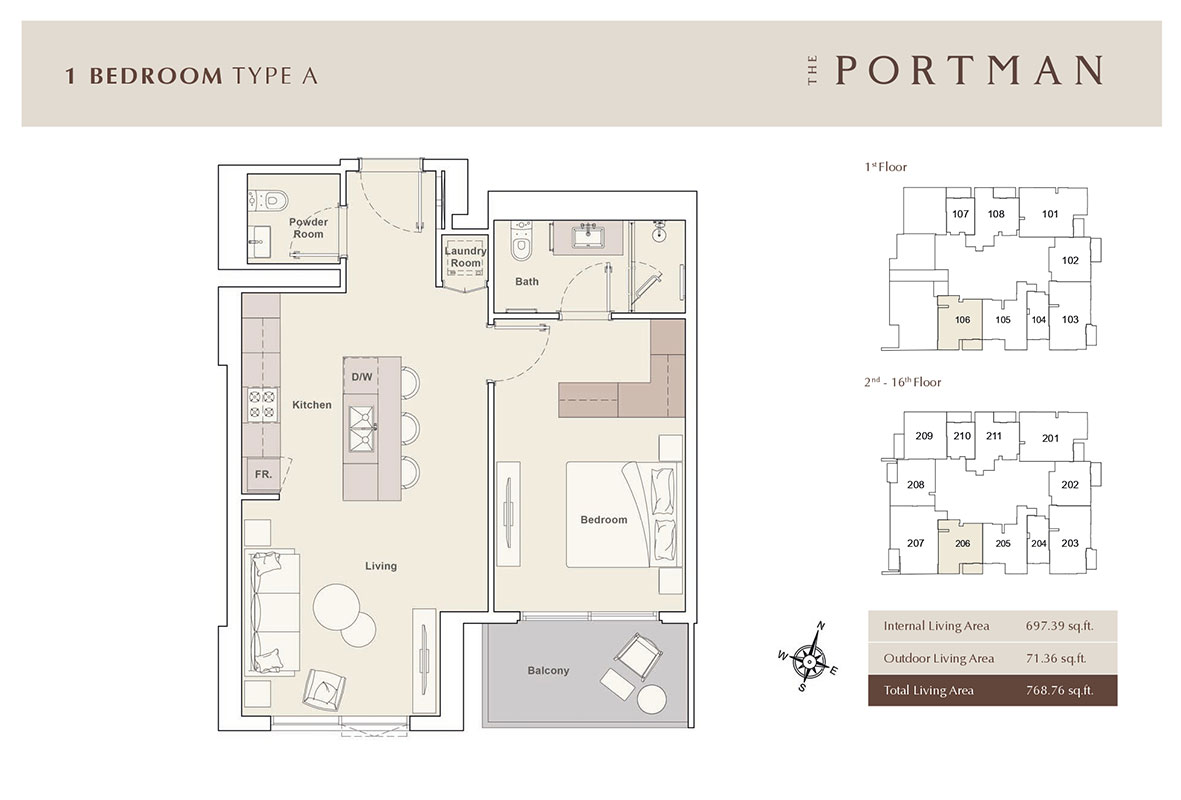 The Portman floor plan 2