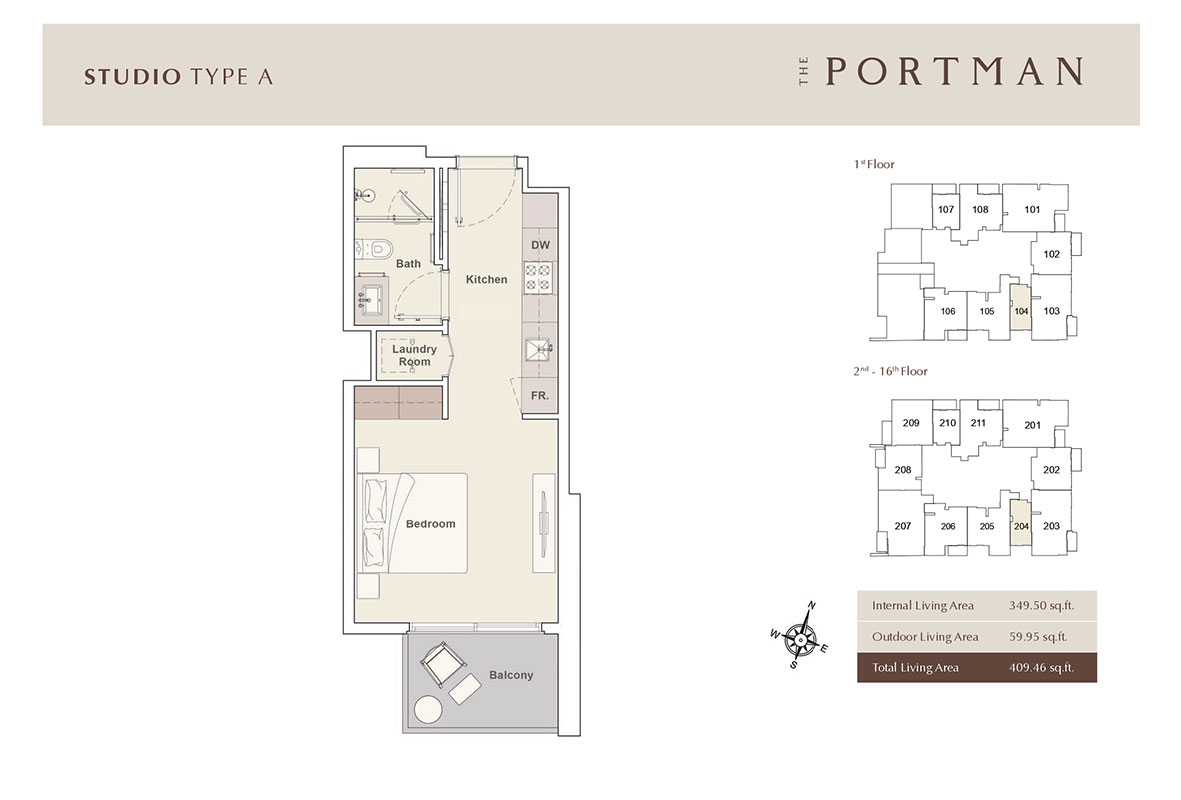 The Portman floor plan 1