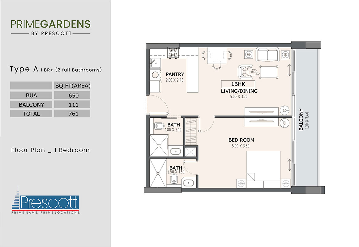 Prime Gardens floor plan 2