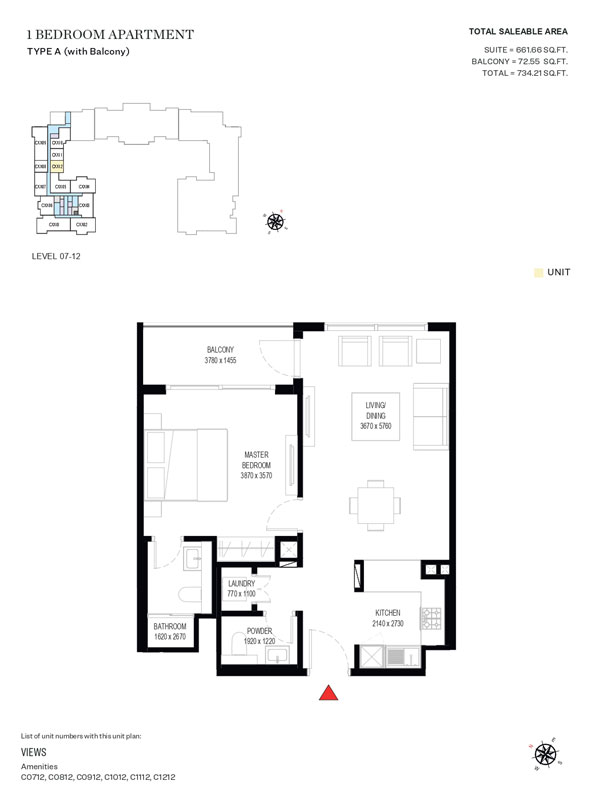 Crest Grande Tower C floor plan 1