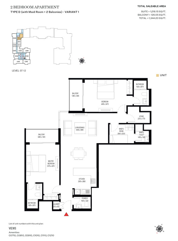 Crest Grande Tower C floor plan 3