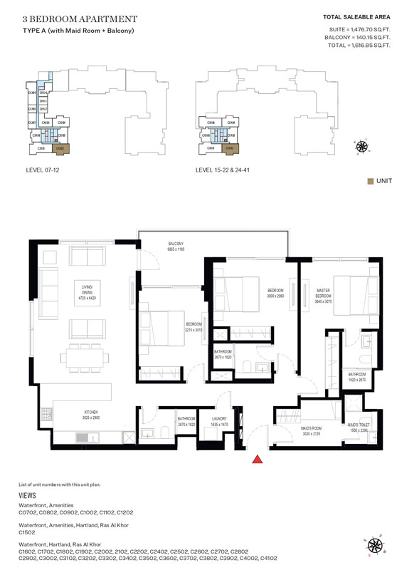 Crest Grande Tower C floor plan 4