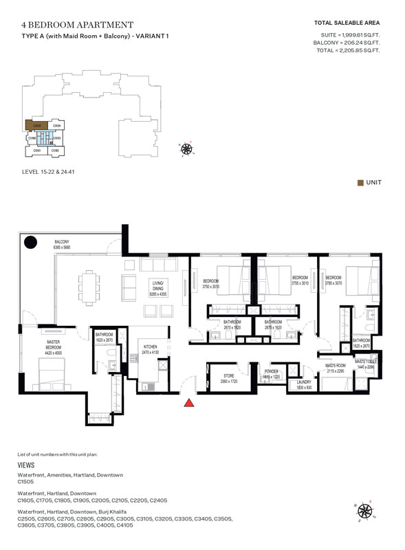 Crest Grande Tower C floor plan 5