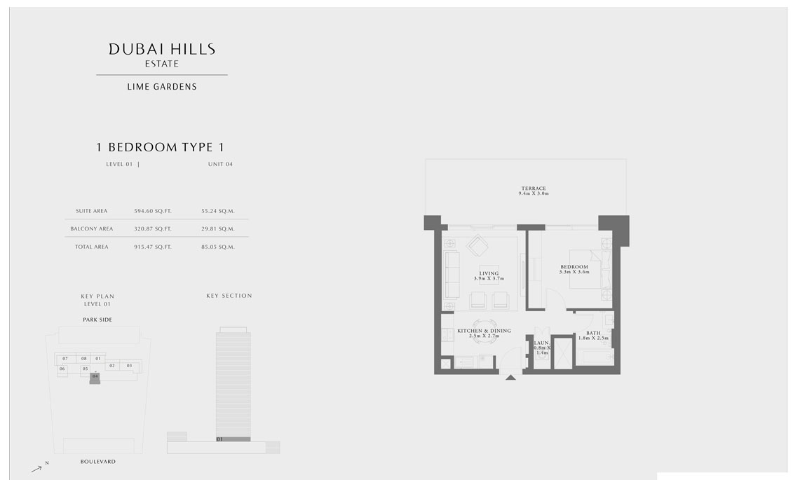 Lime Gardens floor plan 1