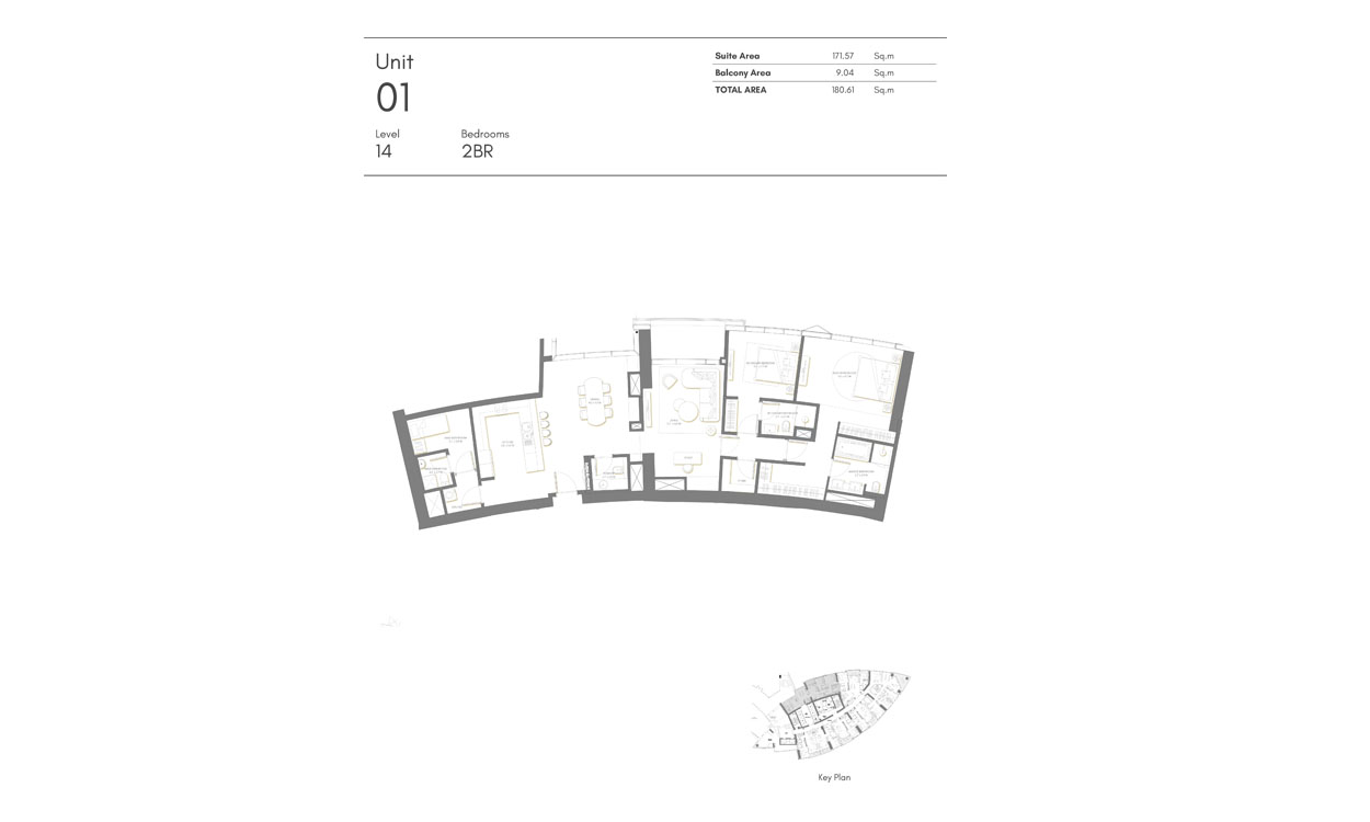 Palm Beach Towers floor plan 2