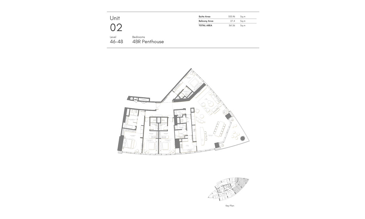 Palm Beach Towers floor plan 5