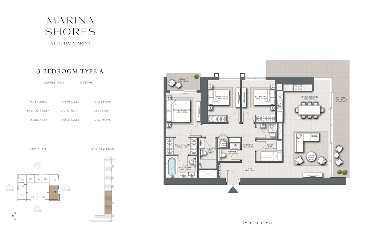 Marina Shores floor plan 3