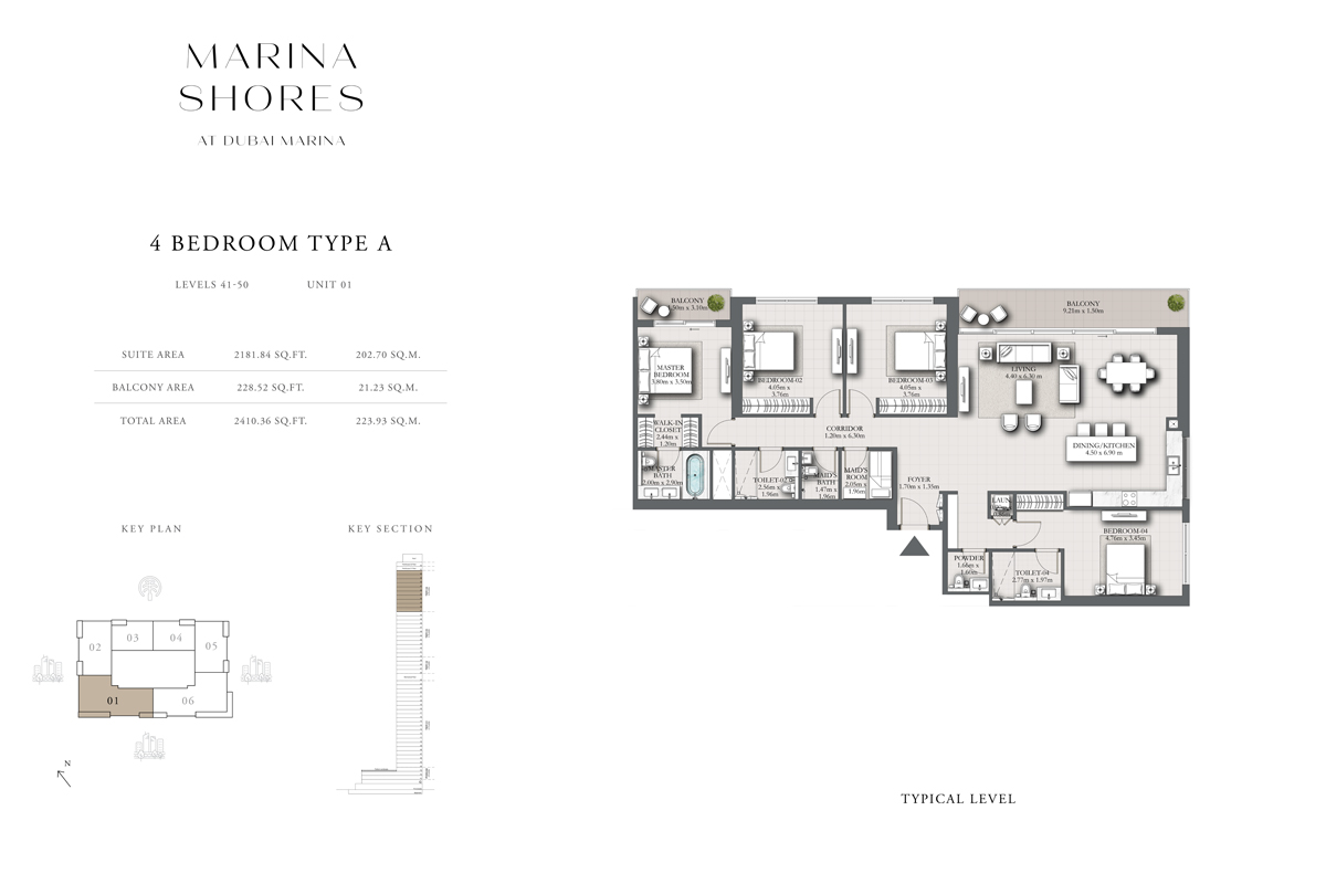 Marina Shores floor plan 4