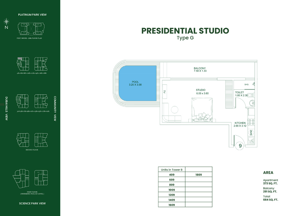 Danube Opalz floor plan 1