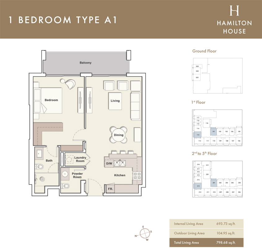 Hamilton House floor plan 2