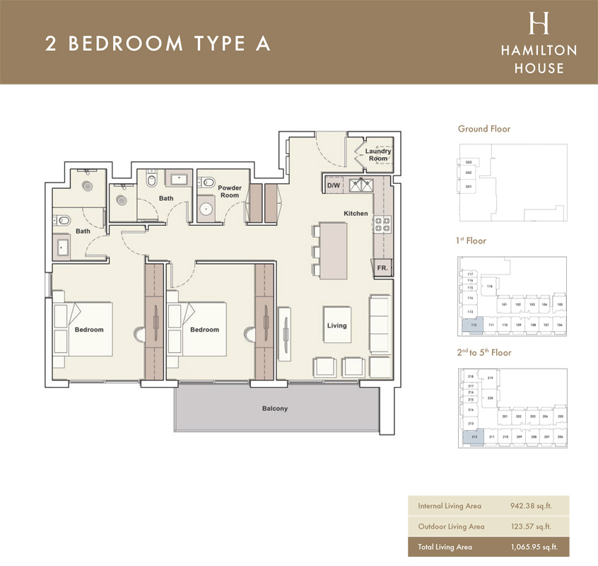 Hamilton House floor plan 4