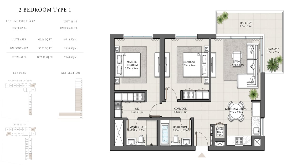 Hills Park floor plan 2