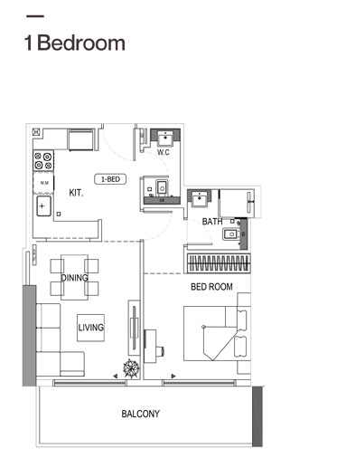 Binghatti Luna floor plan 1