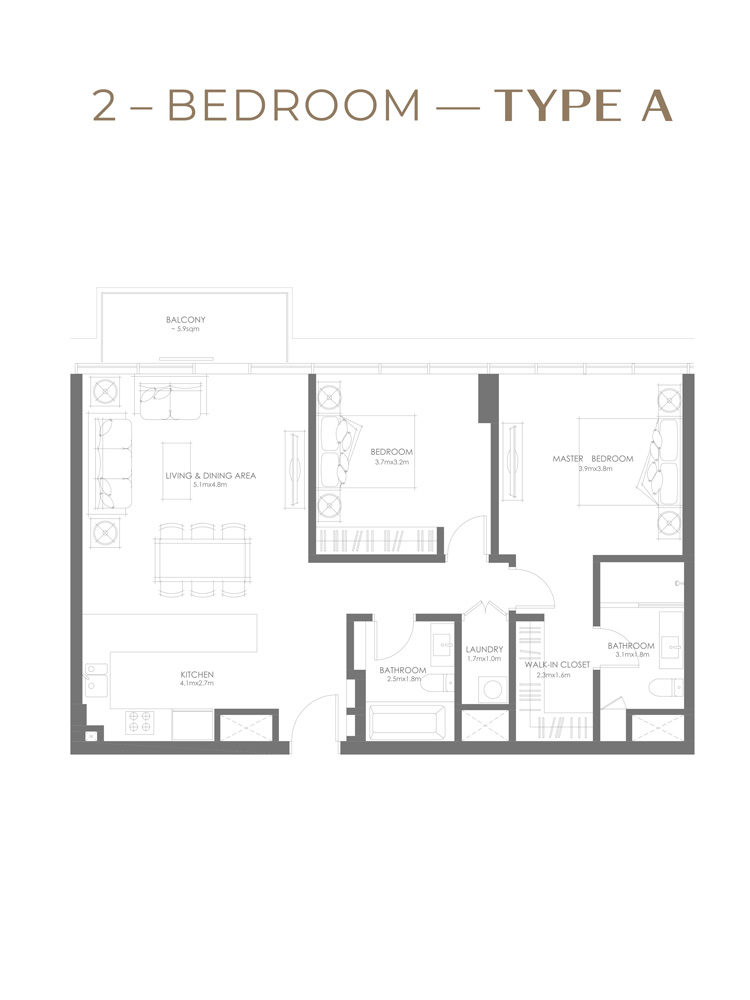 Grove Fountain Views floor plan 3