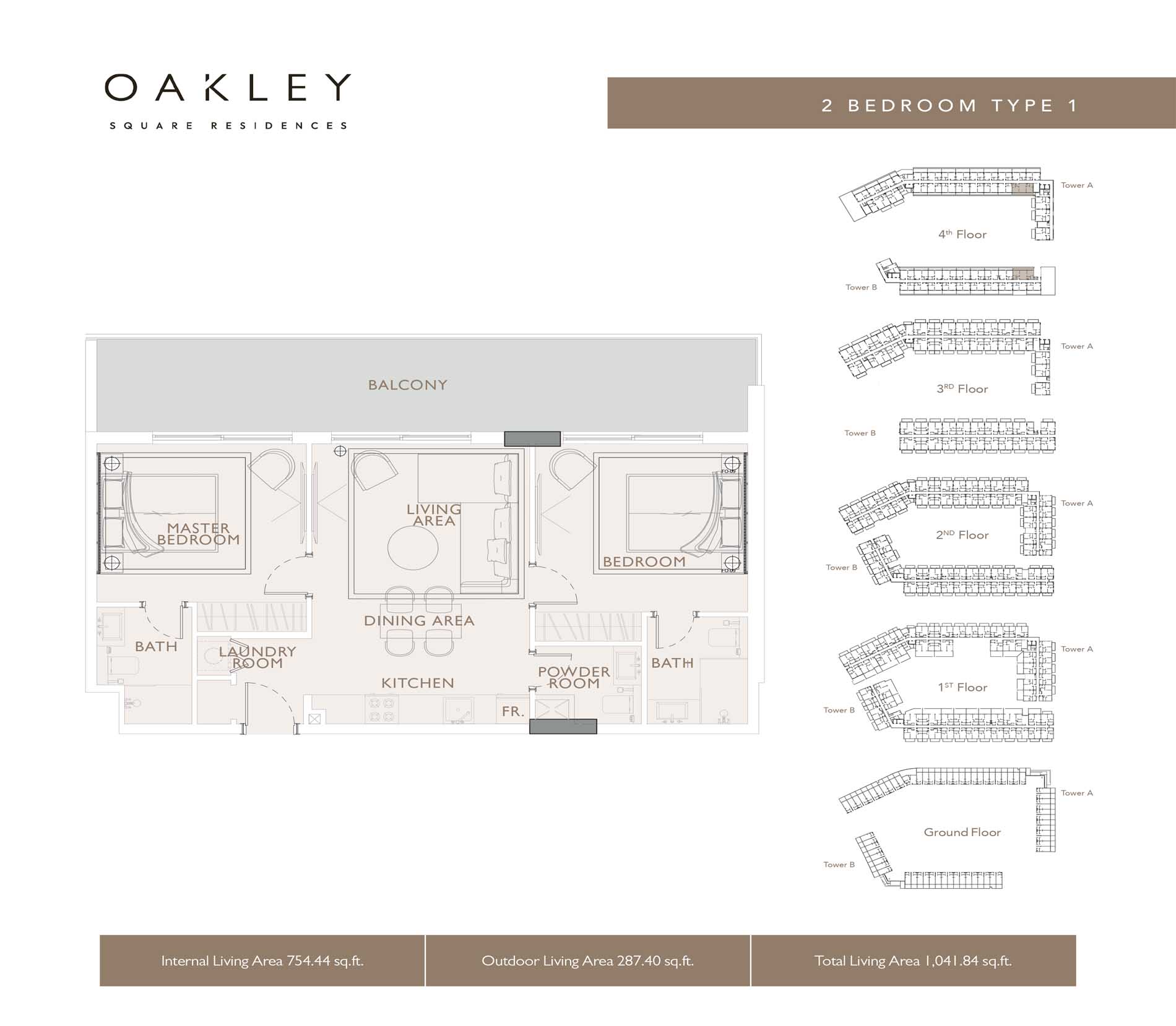 Oakley Square floor plan 4