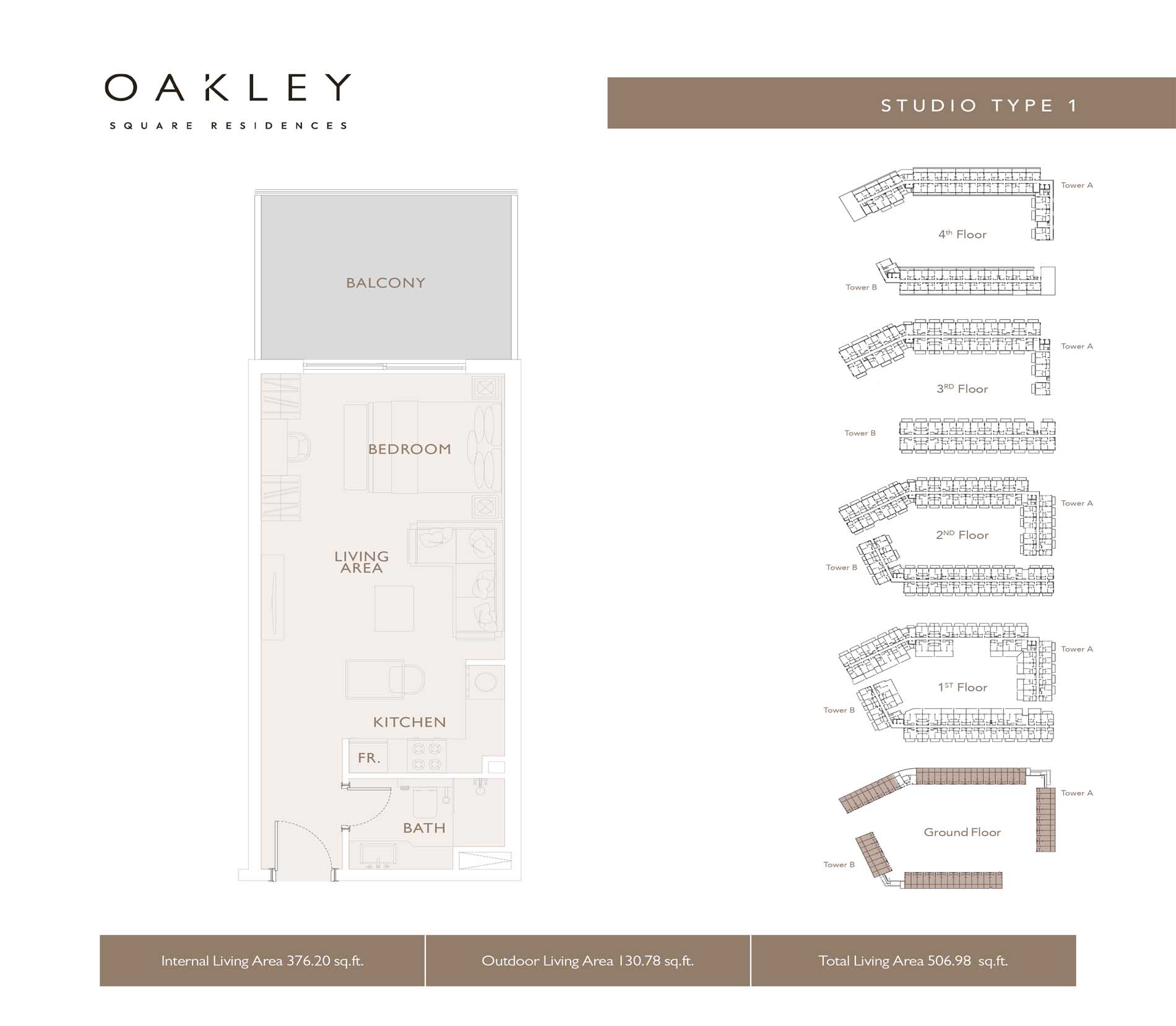 Oakley Square floor plan 1