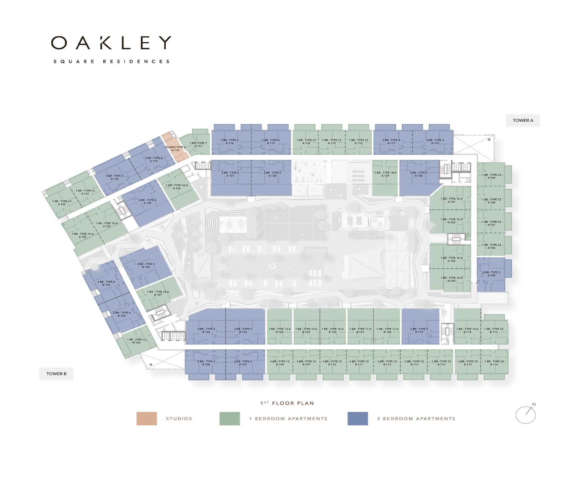 Oakley Square floor plan 3