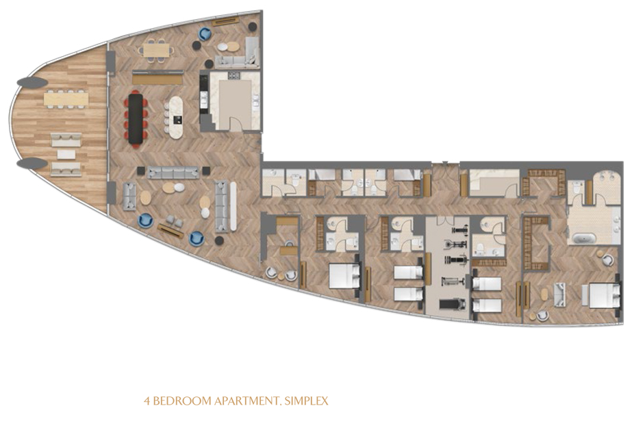Jumeirah Living Business Bay floor plan 4