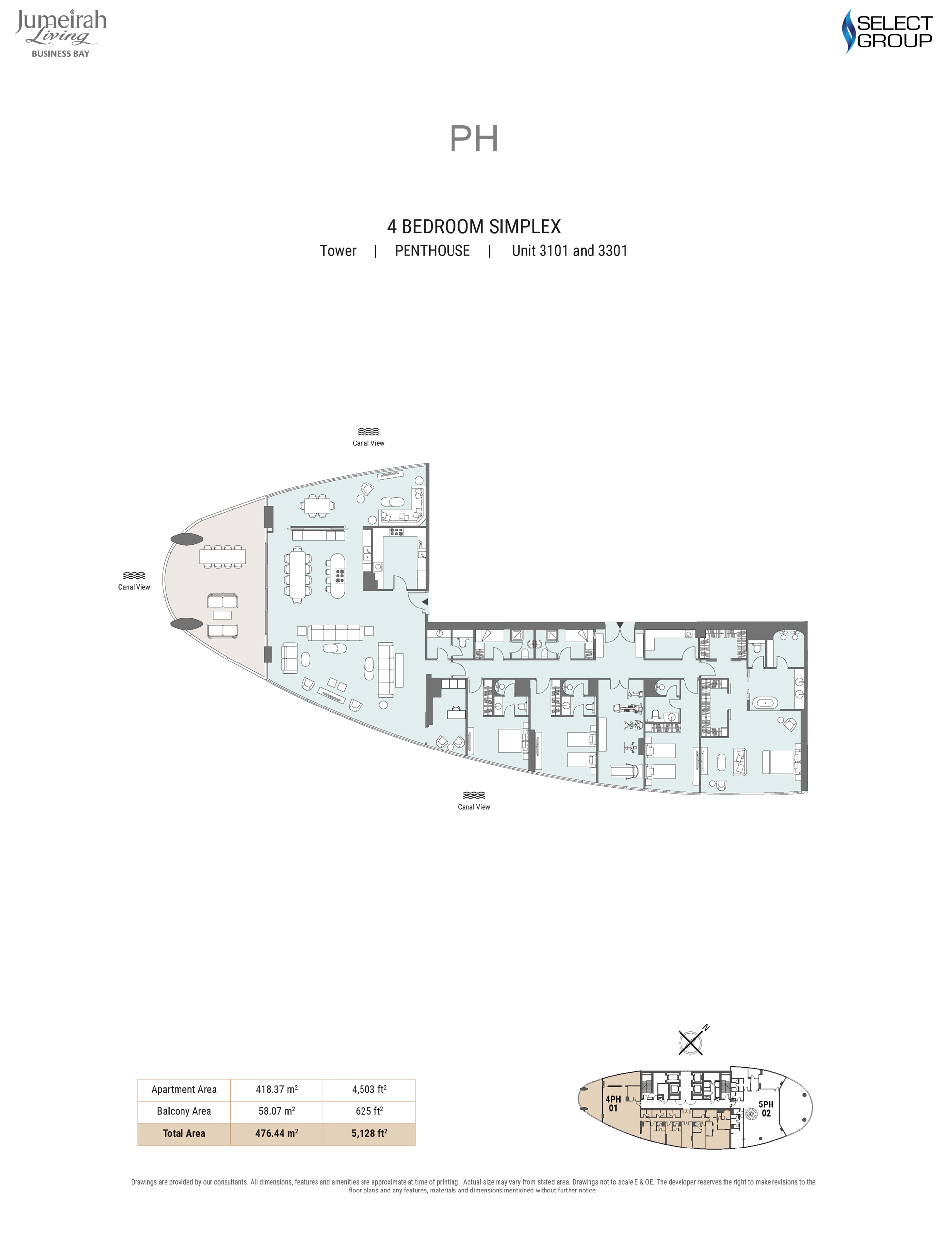 Jumeirah Living Business Bay floor plan 5