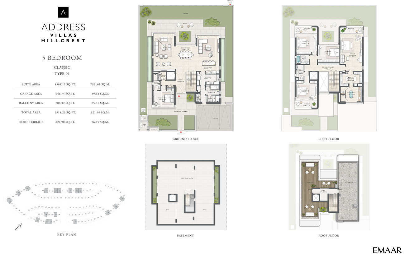 Address Hillcrest Villas floor plan 1