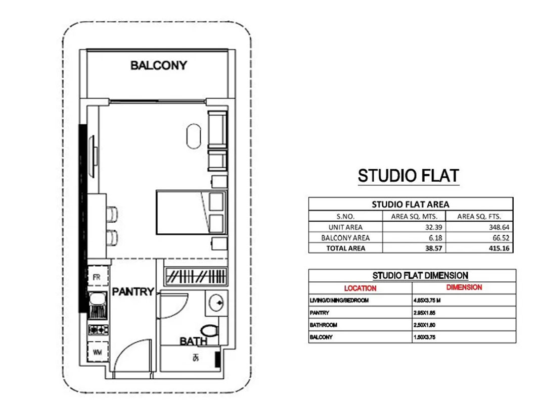 Joya Dorado floor plan 1
