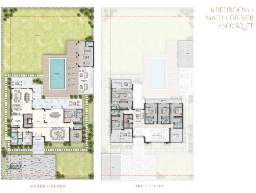 The Farmhouses floor plan 3