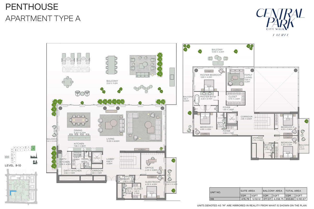 Laurel Central Park floor plan 5
