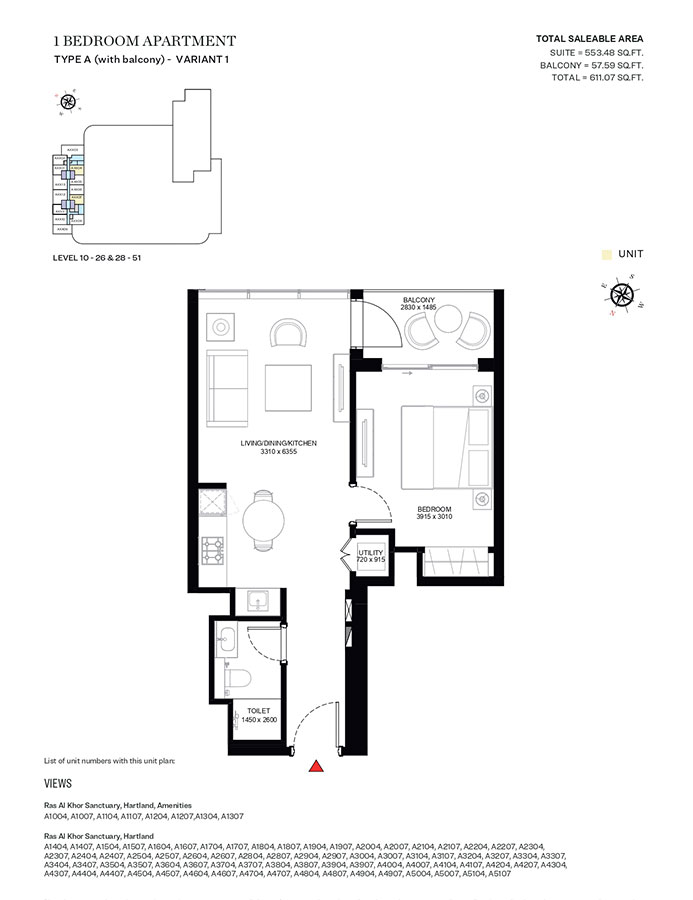 Sobha Creek Vistas Heights floor plan 1
