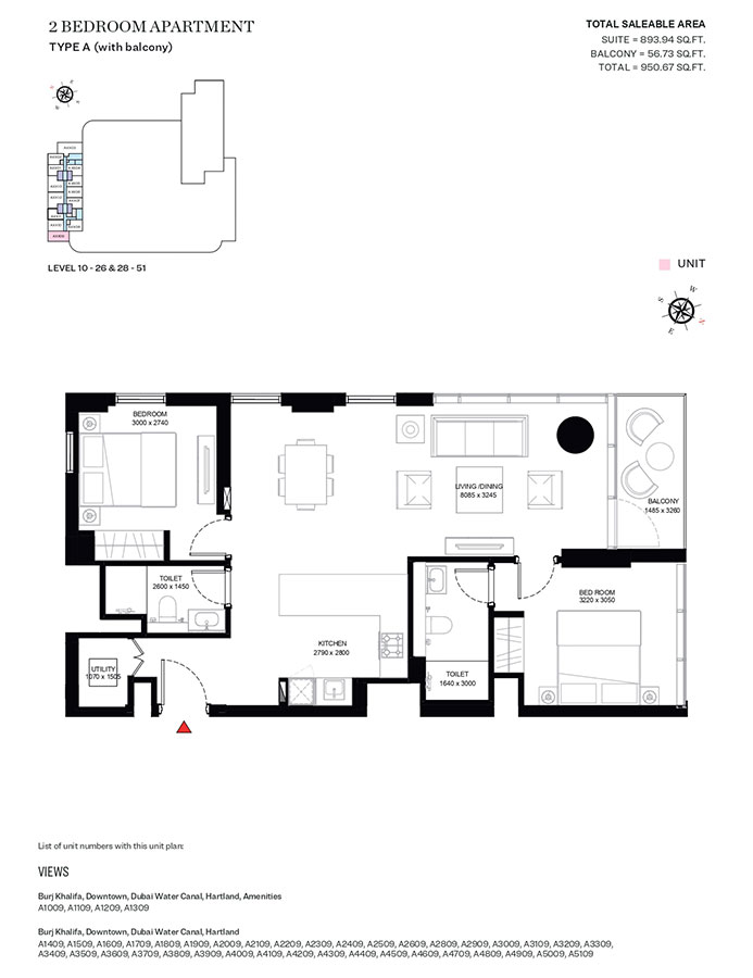 Sobha Creek Vistas Heights floor plan 3