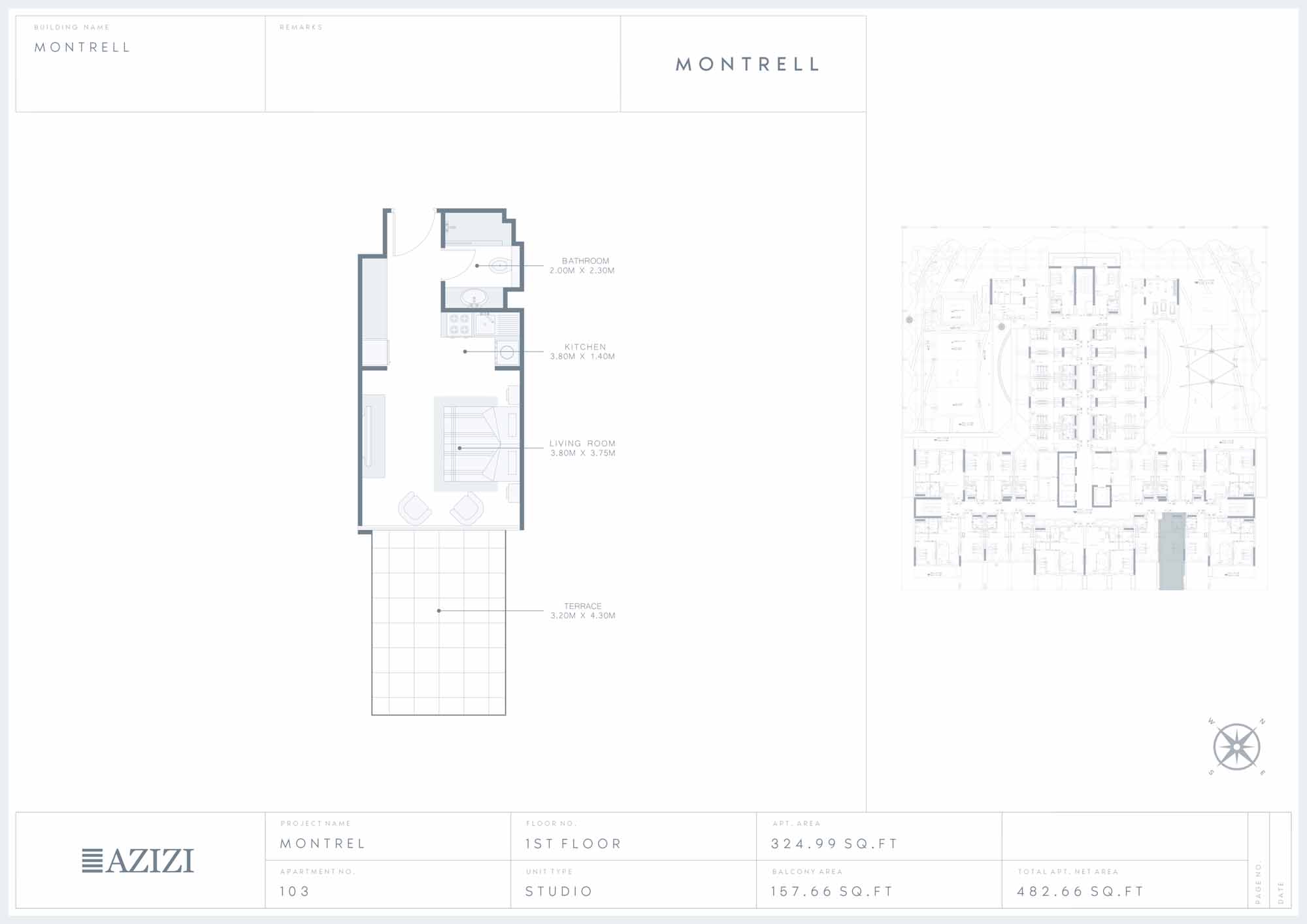 Azizi Montrell floor plan 1