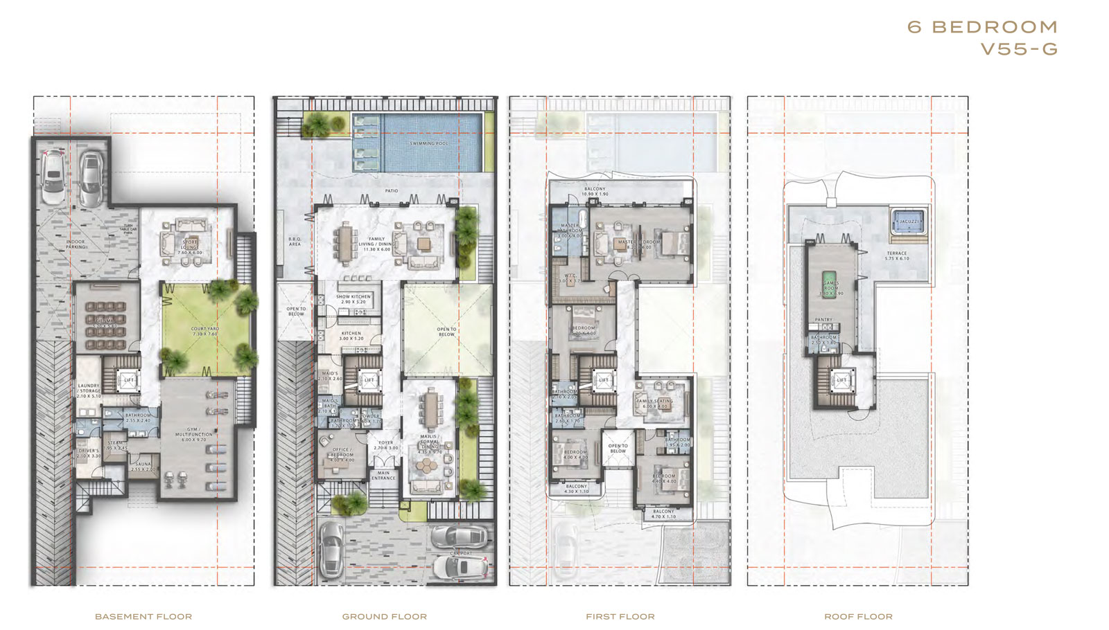 Gems Estates at Damac Hills floor plan 2