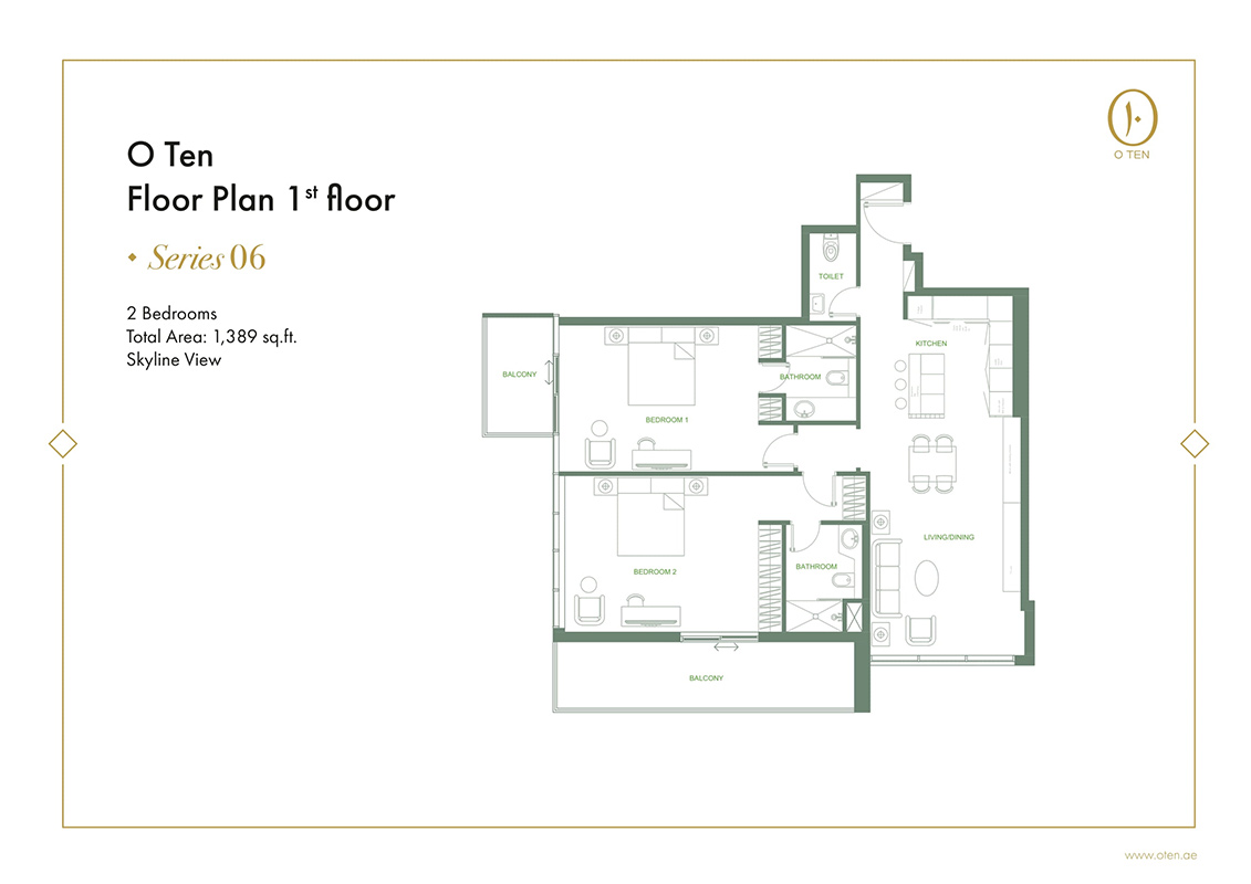 O Ten floor plan 3