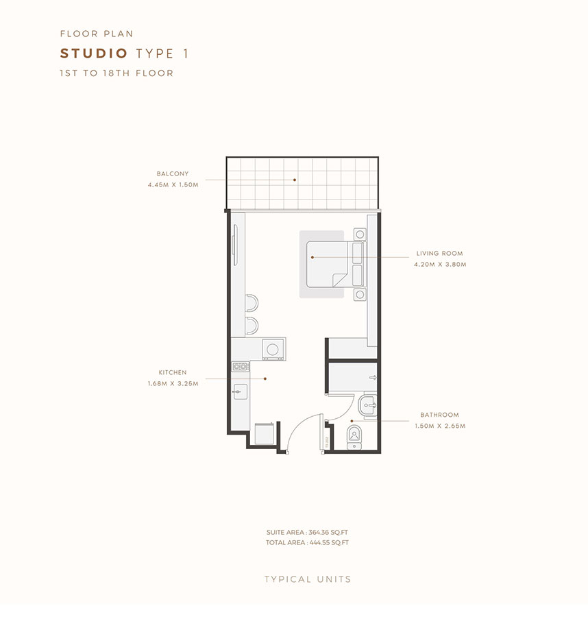 Azizi Riviera Reve floor plan 1