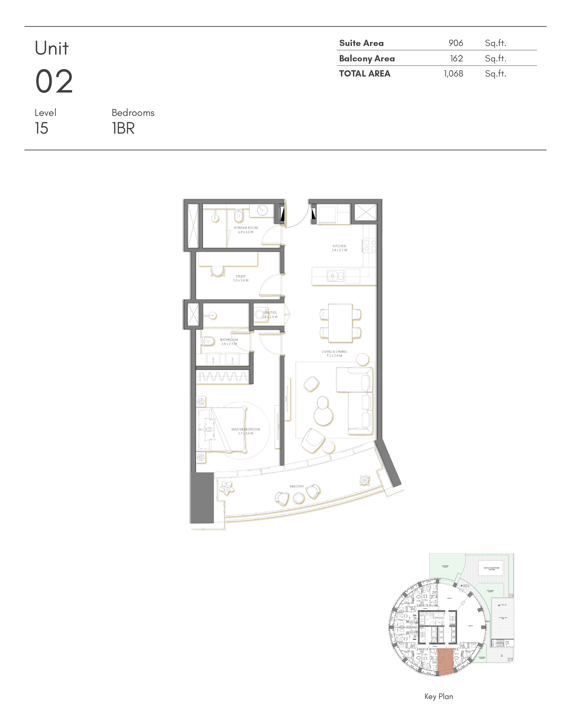Palm Beach Towers 3 floor plan 1