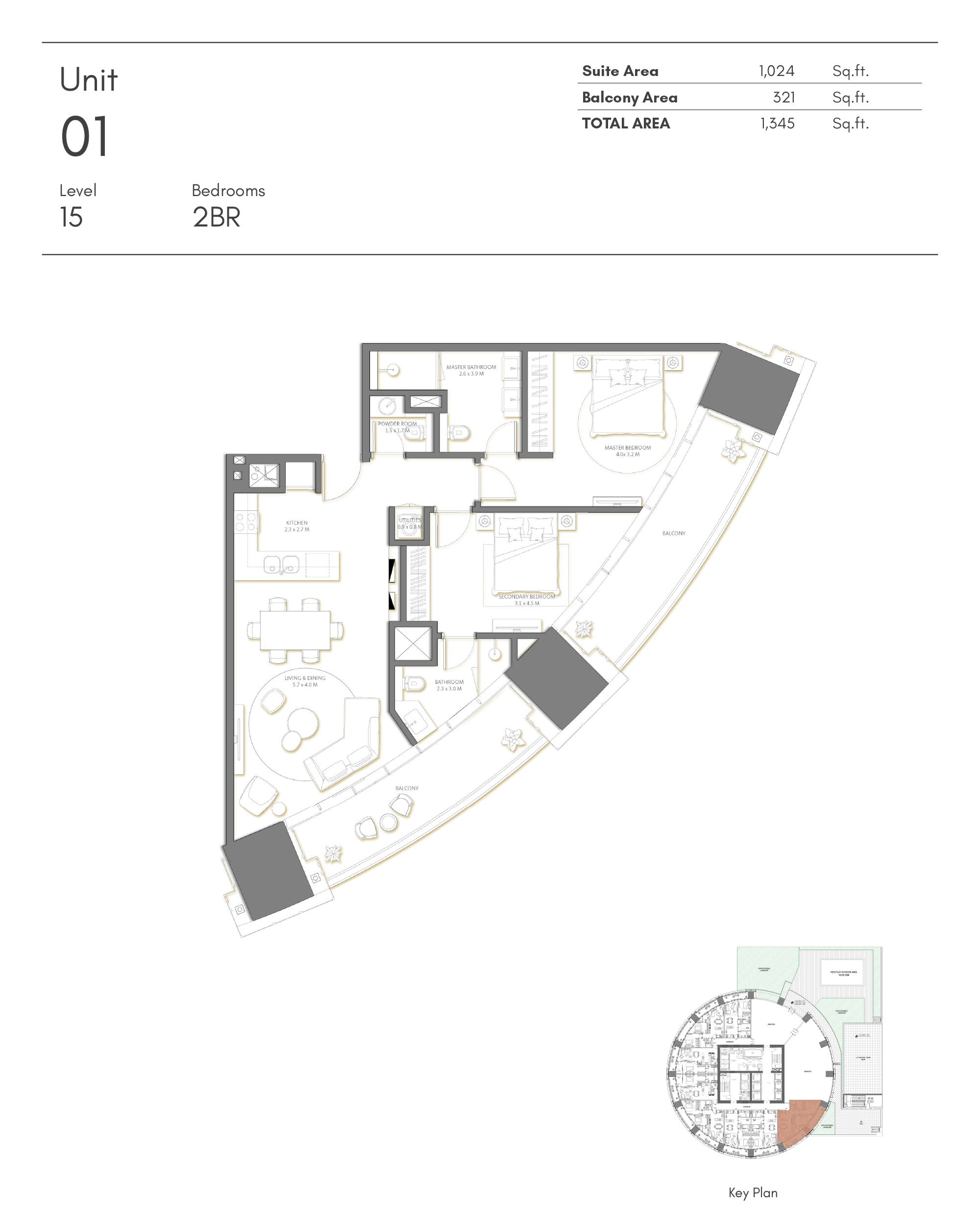 Palm Beach Towers 3 floor plan 2