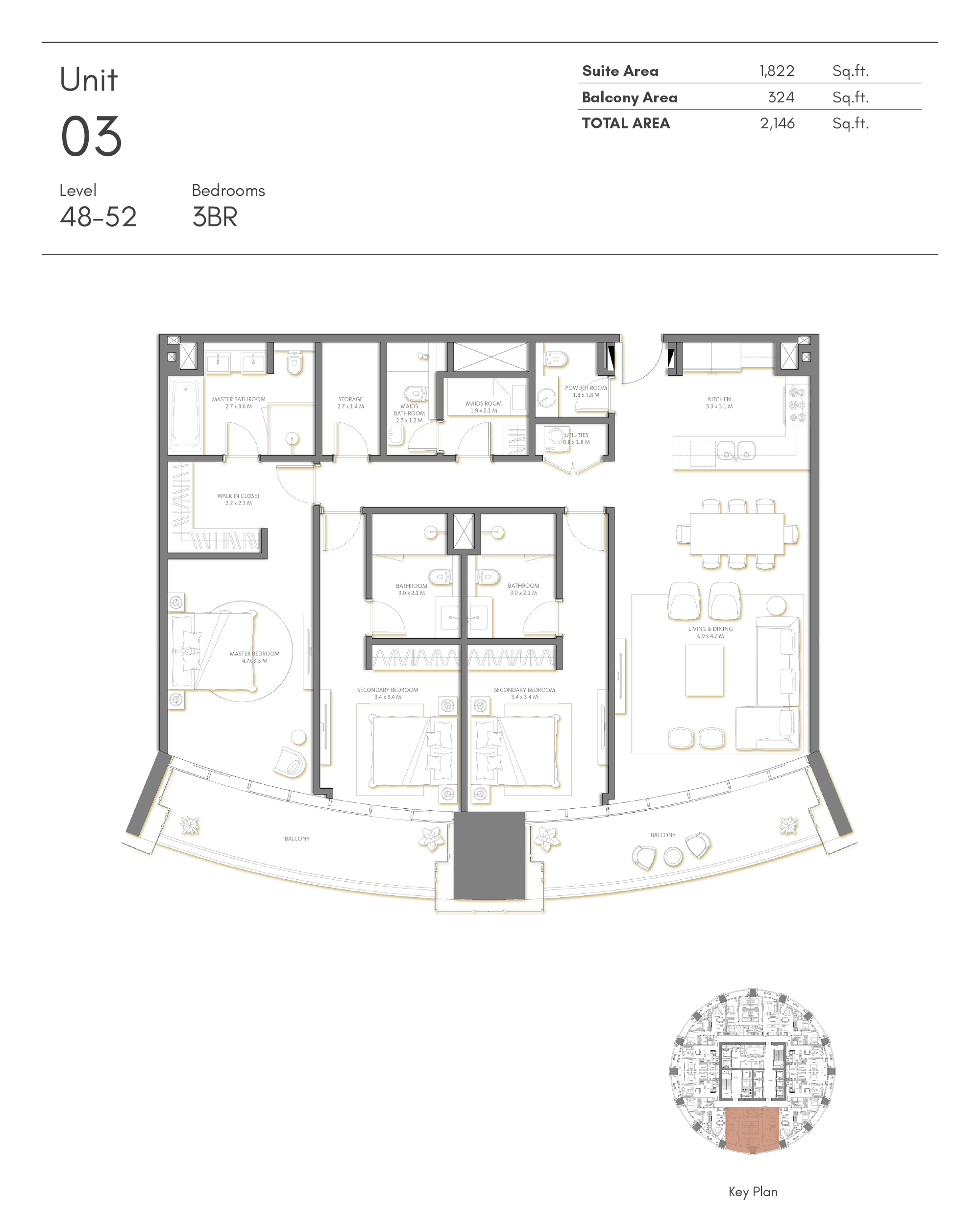 Palm Beach Towers 3 floor plan 3