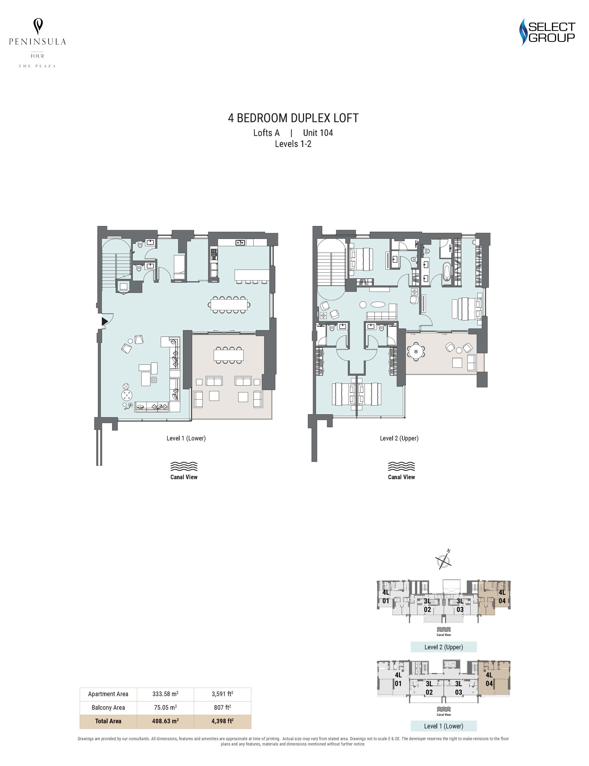 Peninsula Four floor plan 8