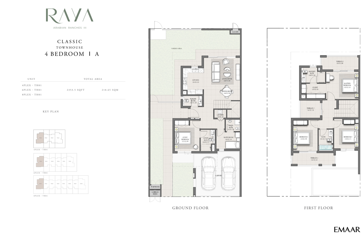 Raya at Arabian Ranches 3 floor plan 2