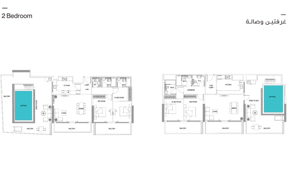 Binghatti Corner floor plan 4