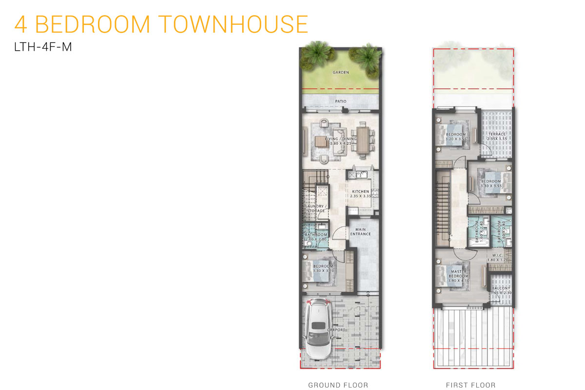 Damac Marbella floor plan 1