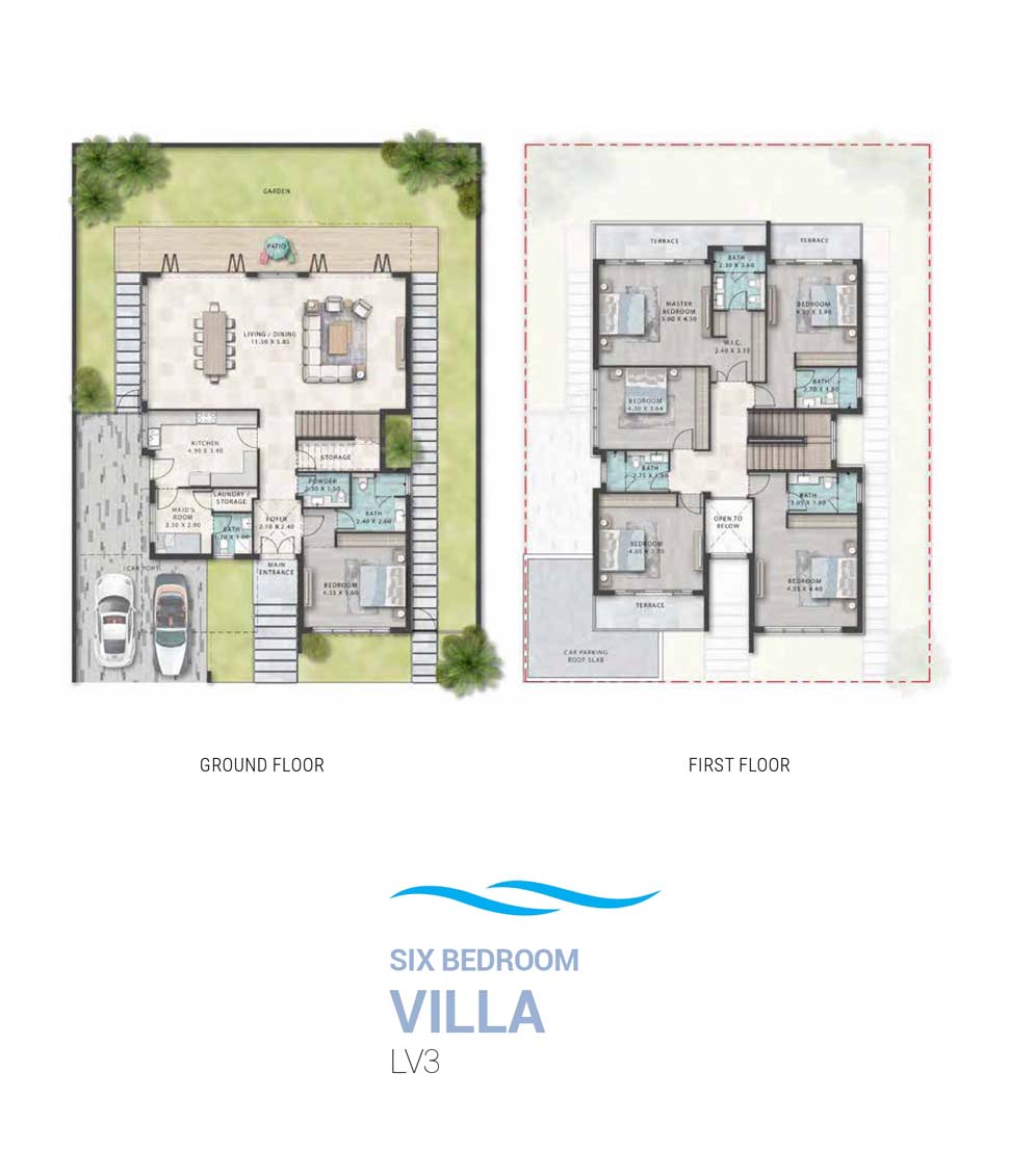 Santorini at Damac Lagoons floor plan 4