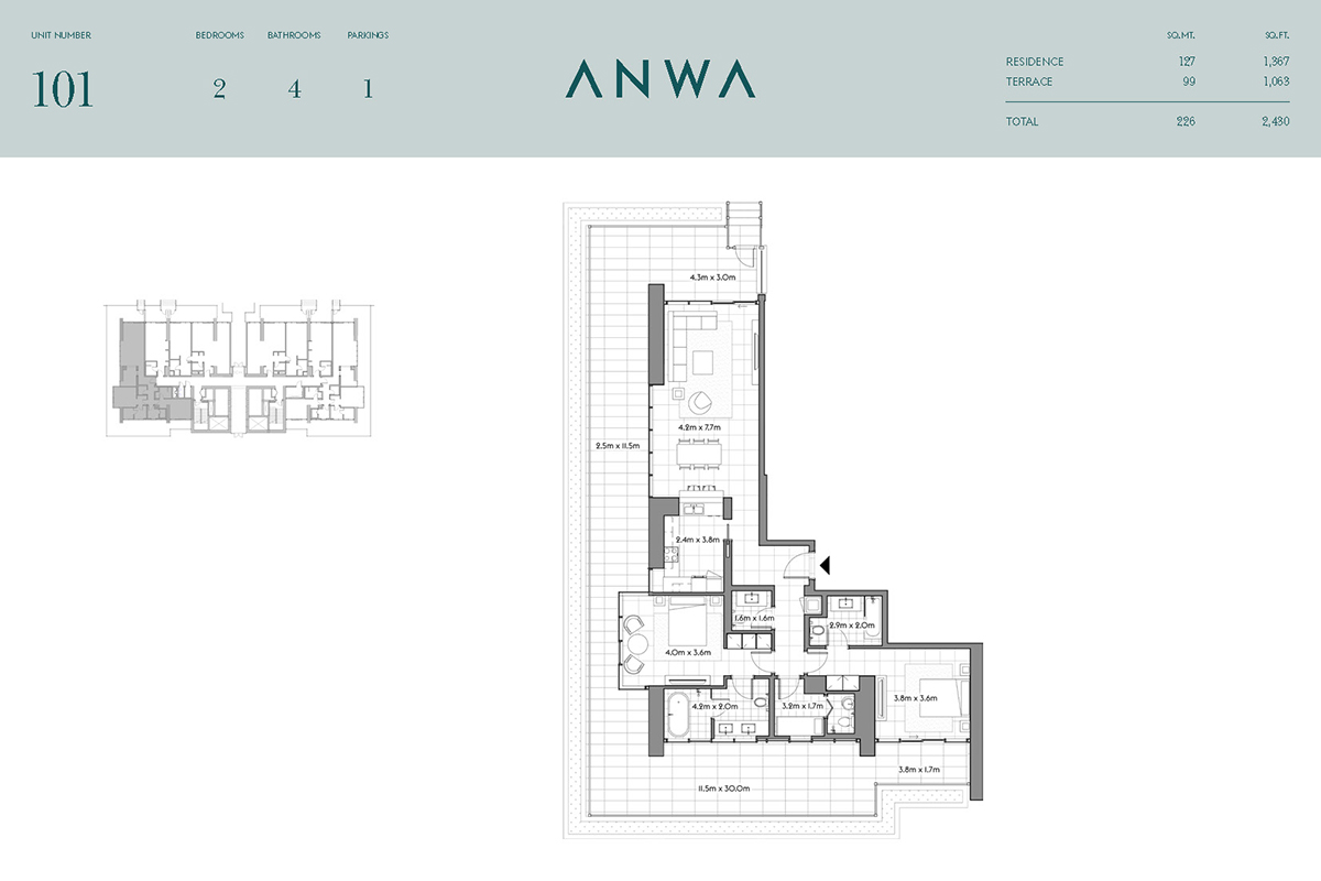 Omniyat Anwa floor plan 5