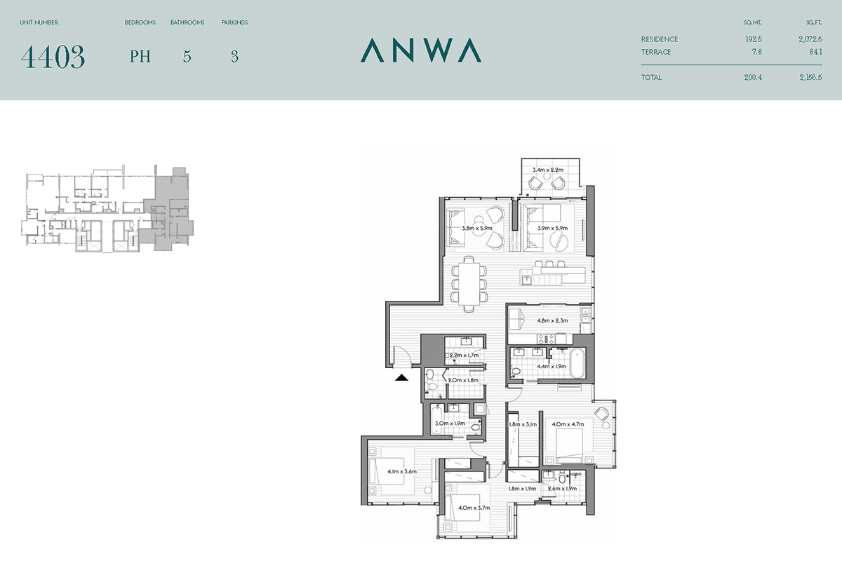 Omniyat Anwa floor plan 7