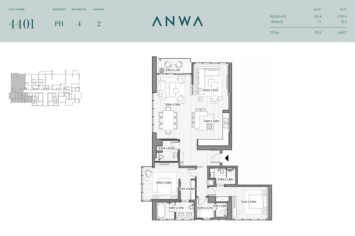 Omniyat Anwa floor plan 6