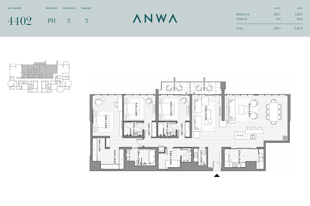 Omniyat Anwa floor plan 8