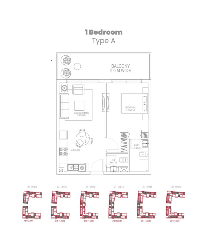 Danube Petalz floor plan 2