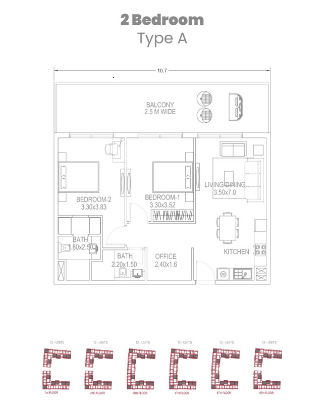 Danube Petalz floor plan 3