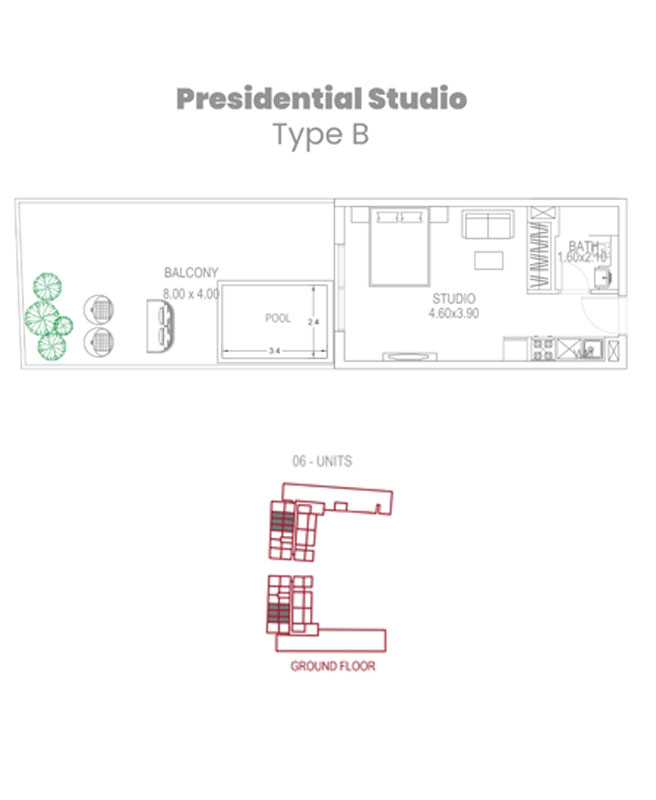 Danube Petalz floor plan 1