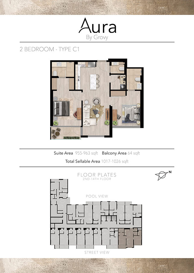 Aura at JVC floor plan 4