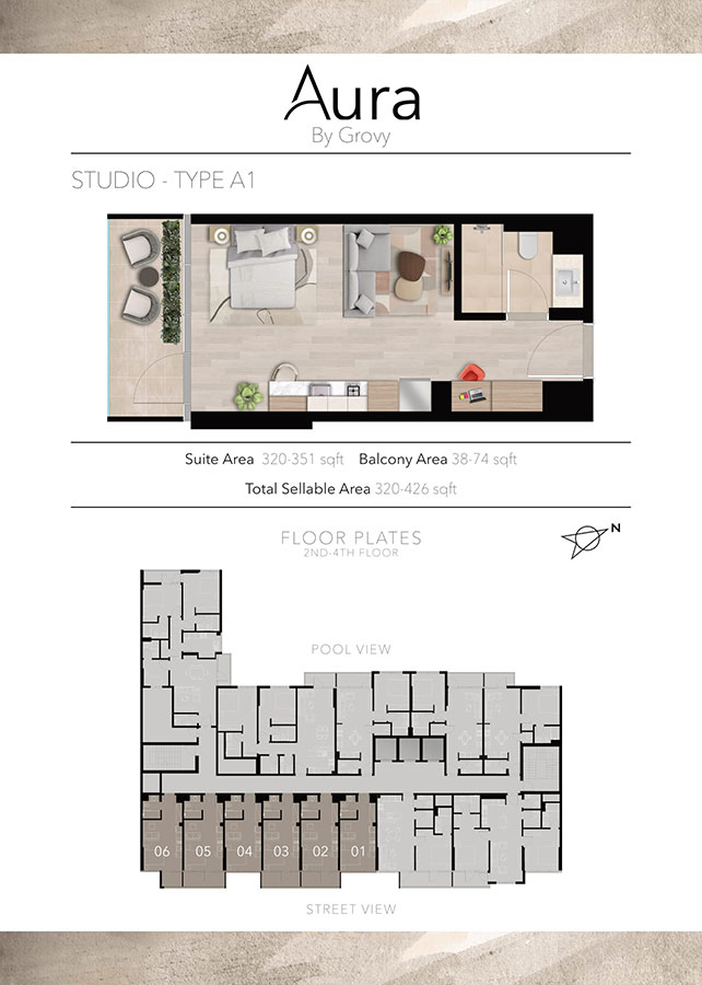 Aura at JVC floor plan 1
